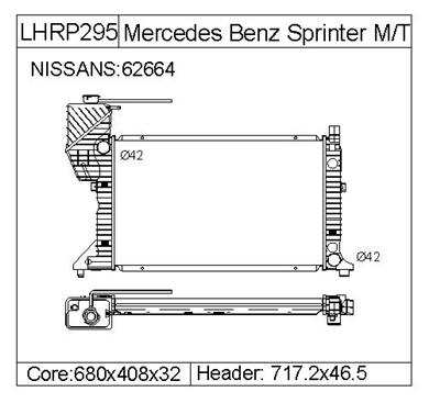 MERCEDES BENZ  Radiator  9015003100