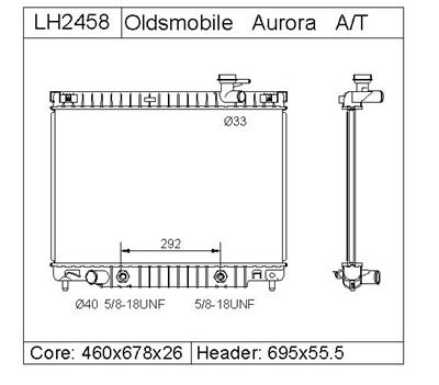 ISUZU ASCENDER Radiator