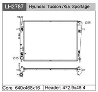 HYUNDAI ACCENT   Radiator  253102E100