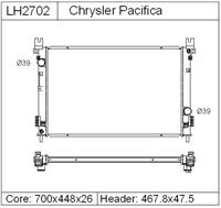 CHRYSLER PACIFICA   Radiator  5102435AA