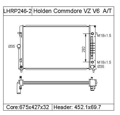 FORD TRANSIT   Radiator