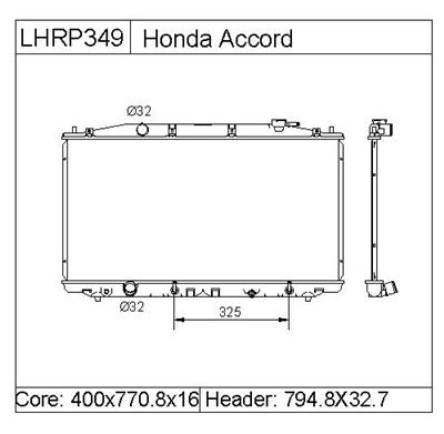 HONDA ACCORD Radiator