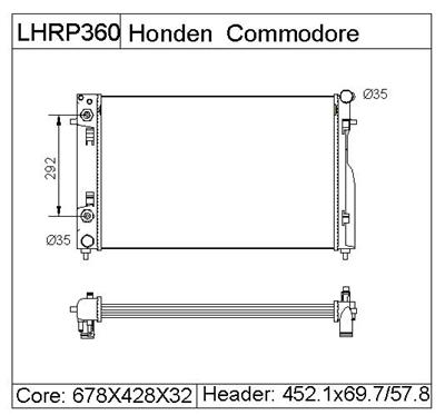 FORD TRANSIT   Radiator