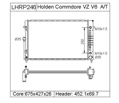 Ford Transit Radiator Vz 92147969