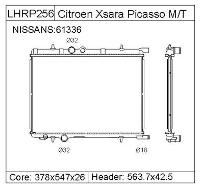 Citroen Xsara Radiator