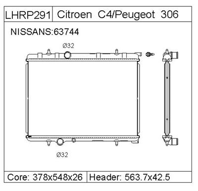 CITROEN C4    Radiator