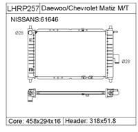 CHEVROLET  GMC MATIZ Radiator 96322941