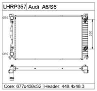 Audi A6 S6 Radiator 4f0121251r