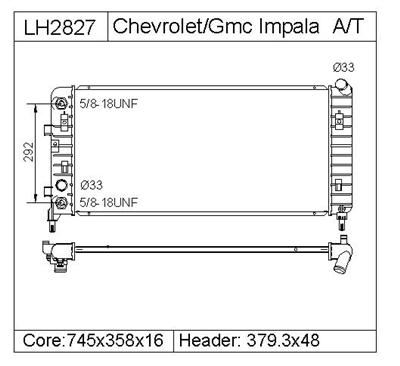 BUICK LACROSSE  Radiator 10344419