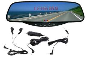 Bluetooth Stereo Handsfree Rearview Mirror