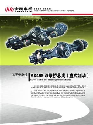 AK 468 tandem axle assembly(with disk brake)