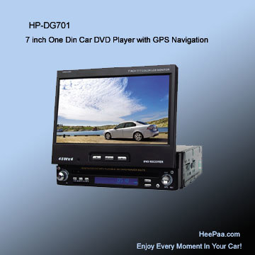 7 Inch Indash Car DVD Player With GPS Navigation