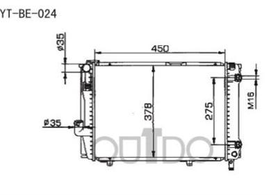 Auto Radiator For Mercedes Benz  260e/300e-w124'84-93 1245001503/1403