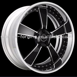 2 piece forged wheel