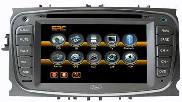 Double Din Car DVD With 6.2 Inch LCD For MONDEO/S-Max/New Focus