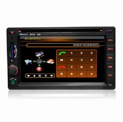 Double Din Car DVD With 6.2inch LCD,with Bluetooth   6802
