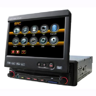 In Dash One Din Car DVD With 7inch TFT LCD With GPS