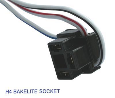 H4 Bulb Socket Plastic