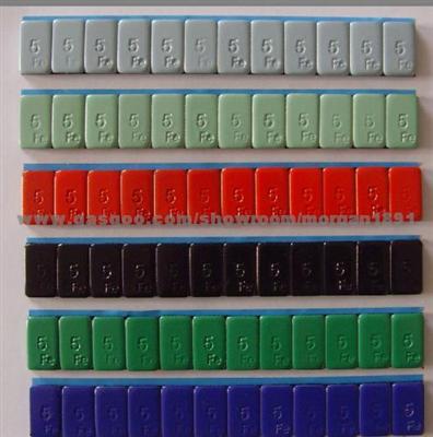 Color Plainted Adhesive Weights