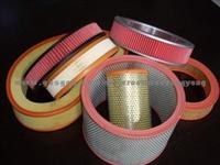 PU Round Air Filter With Metal Cap