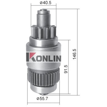 Toyota,Isuzu Starter Drive 2801154010