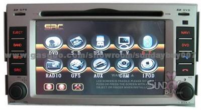 Double Din Car DVD With 7inch LCD,with Bluetooth For HYUNDAI New Santa Fe