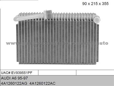 Evaporator-AUDI A6 95-97