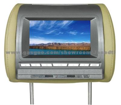 7 Inches Headrest With DVD Player