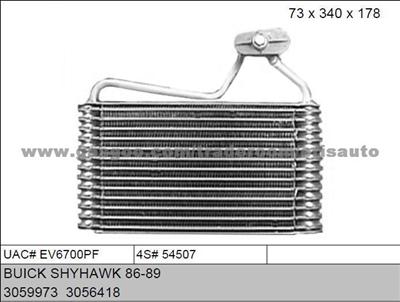 Evaporator 3059973, 3056418