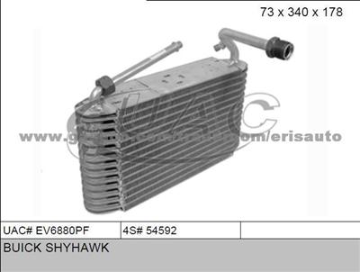 Evaporator for Buick Shyhawk