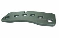 Brake Pad Plate with Steel- 37. 2