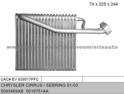 Evaporator for CHRYSLER CIRRUS / SEBRING 01-03