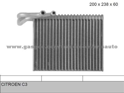 Evaporator for CITROEN C3