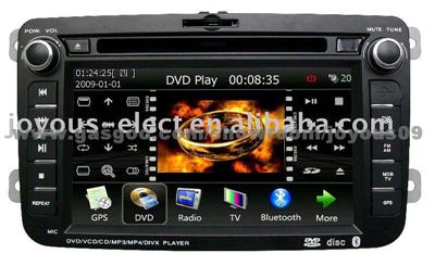 Special Double Dvd With Digital Screen With Gps With Wifi With DVB-T For Magotan(J-8614)