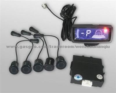 Car LCD Parking Assist System Blue LCD Display