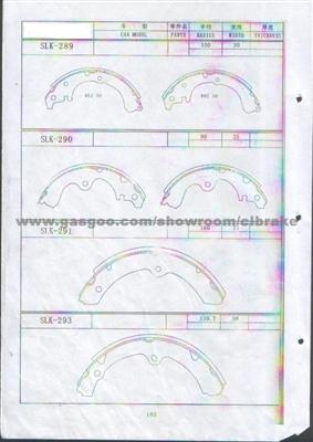 Brake Shoe For Toyota K289