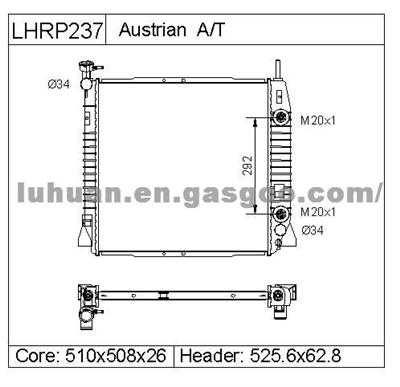 ISUZU     RRODEO  Radiator  LHRP237