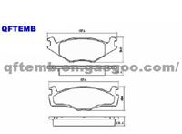 D280-7209 Volkswagen Brake Pad