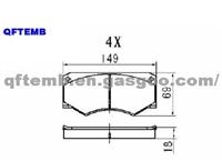Mercedes Brake Pad SCP003C