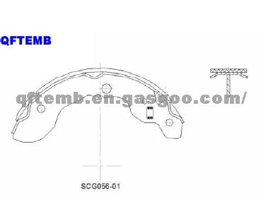 SCG056 CHANGHE R Brake Pad