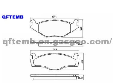 Volkswagen Polo Brake Pad SCP001E