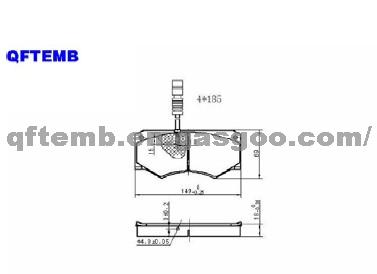 Mercedes Brake Pad SCP003B