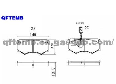 IVECO Brake Pad SCP003