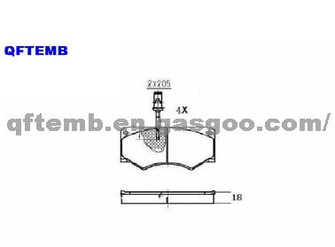 IVCEO Brake Pad SCP003E