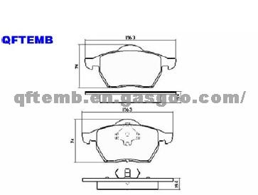 Ford Galaxy Brake Pad D555-7434