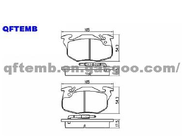 D371-7261 Renault Brake Pad