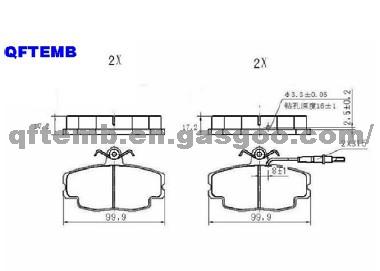 D292-7194 Renult, Peugeot Brake Pad