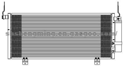 MITSUBISHI ECLIPSE MN121365 Condenser