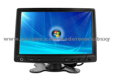 7 Inch VGA/AV1/AV2 LCD Monitor
