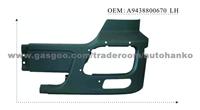 Corner Bumper LH for Mercedes Actros MP2